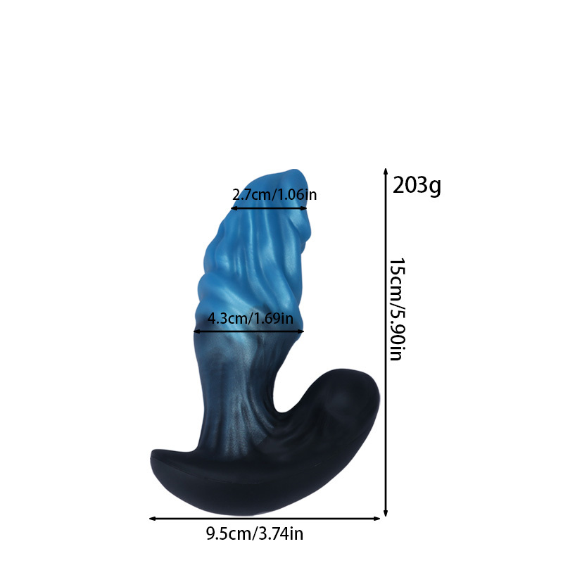 Invisible Wearable Strapless Dildo – Soft Medical Silicone Fantasy Wearable with Textured Stimulation & Waterproof Design