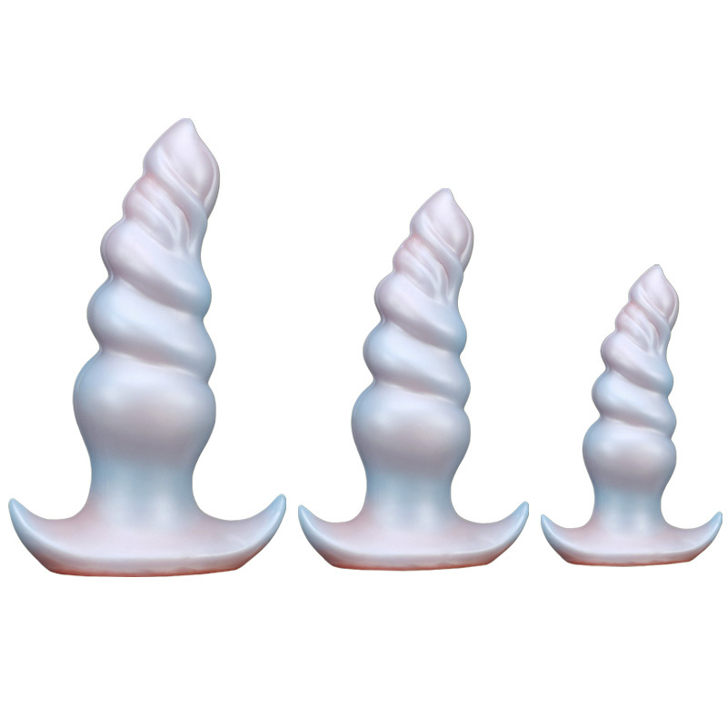 Invisible Wearable Silicone Dildo Pearl Spiral Textured Fantasy Pleasure Toy for Discreet Wear