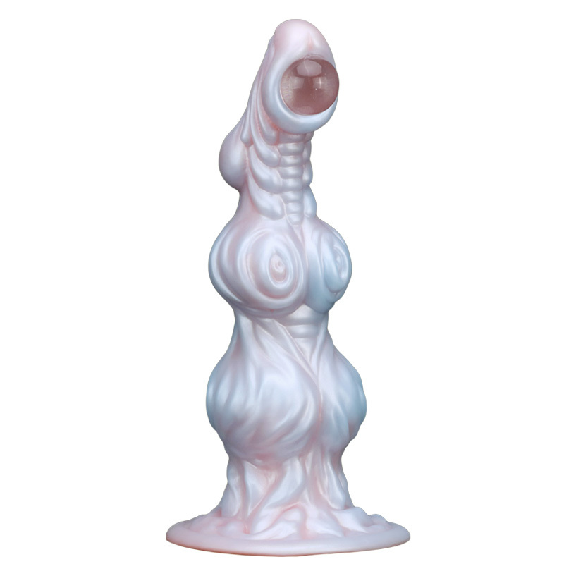 Luxury Pearl Fantasy Dildo – Soft Medical Silicone Suction Cup Toy