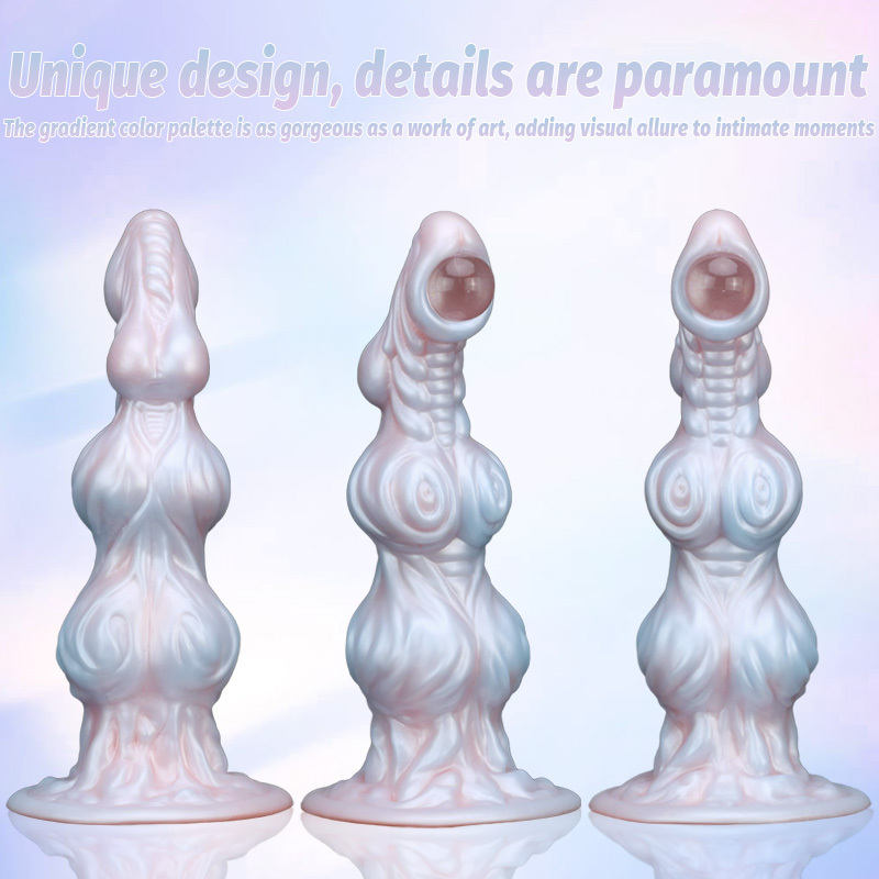 Luxury Pearl Fantasy Dildo – Soft Medical Silicone Suction Cup Toy