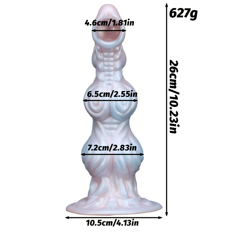 Luxury Pearl Fantasy Dildo – Soft Medical Silicone Suction Cup Toy