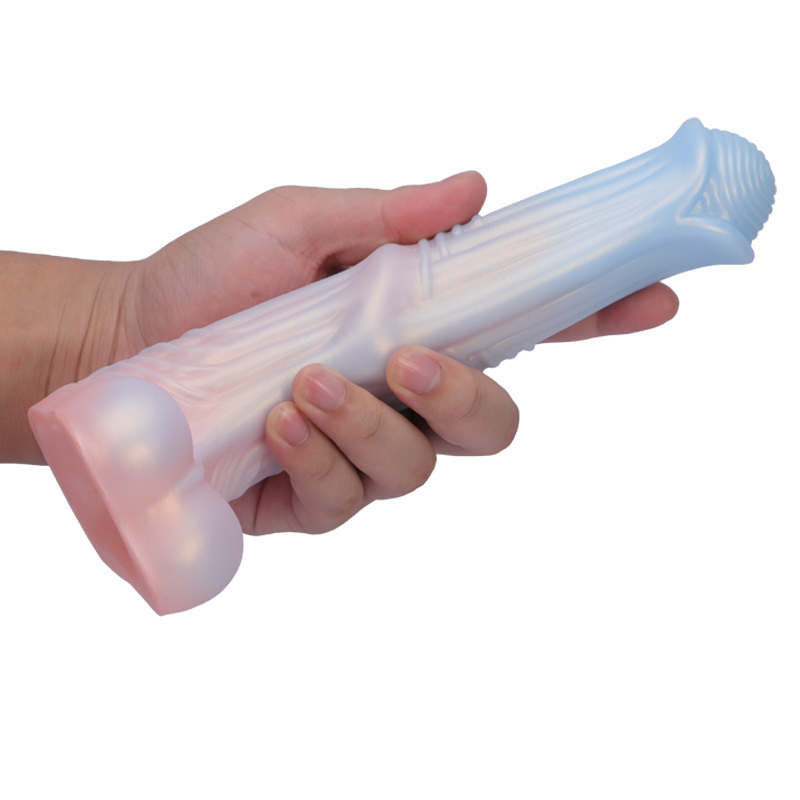 Gilded Equine Fantasy Dildo Premium Liquid Silicone Suction Cup Adult Toy