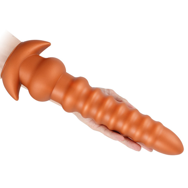 Liquid Silicone Textured G-Spot Dildo with Suction Cup Waterproof Adult Silicone Toy for Women