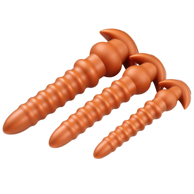 Liquid Silicone Textured G-Spot Dildo with Suction Cup Waterproof Adult Silicone Toy for Women