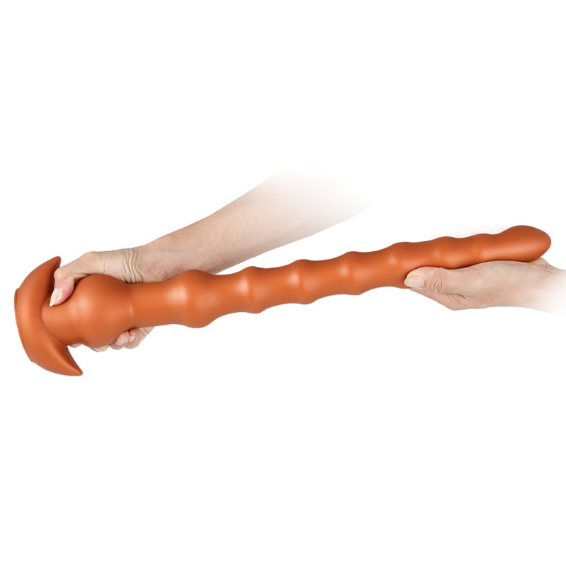 Liquid Silicone Textured G-Spot Dildo with Suction Cup Waterproof Adult Silicone Toy for Women