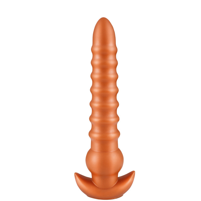 Liquid Silicone Textured G-Spot Dildo with Suction Cup Waterproof Adult Silicone Toy for Women