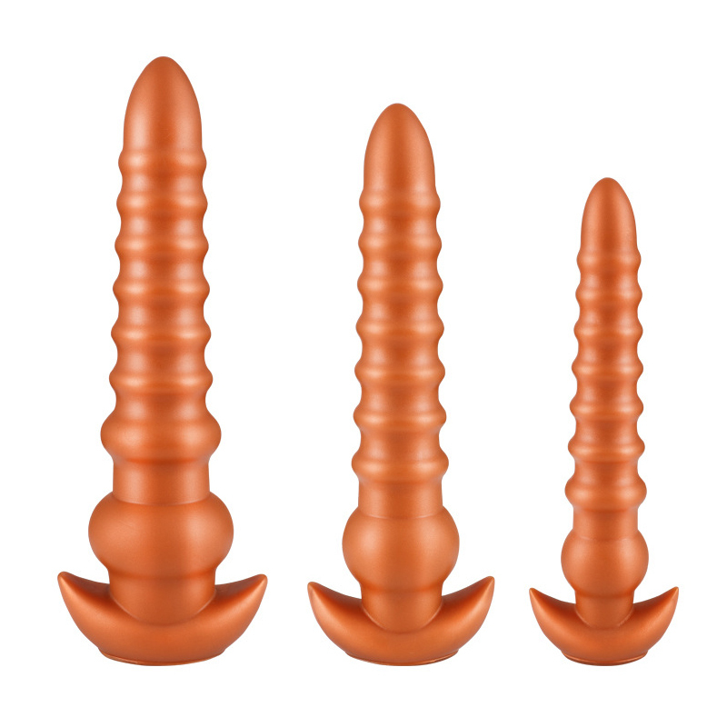 Liquid Silicone Textured G-Spot Dildo with Suction Cup Waterproof Adult Silicone Toy for Women