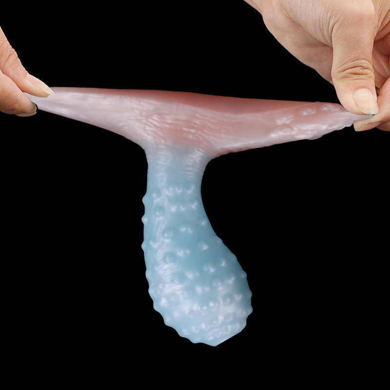 Invisible Wearable Silicone Anal Plug – Waterproof Liquid Silicone Butt Plug with Textured Design & Discreet Base