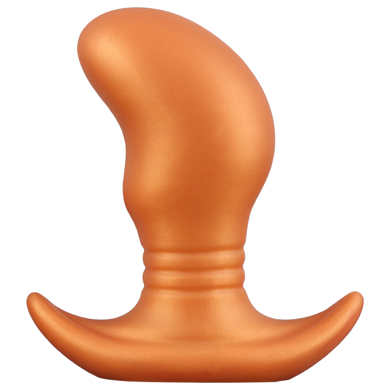 Mini Pea-Shaped Silicone Wearable Anal Plug – Soft Liquid Silicone, Waterproof, Stretchable, Hidden Base