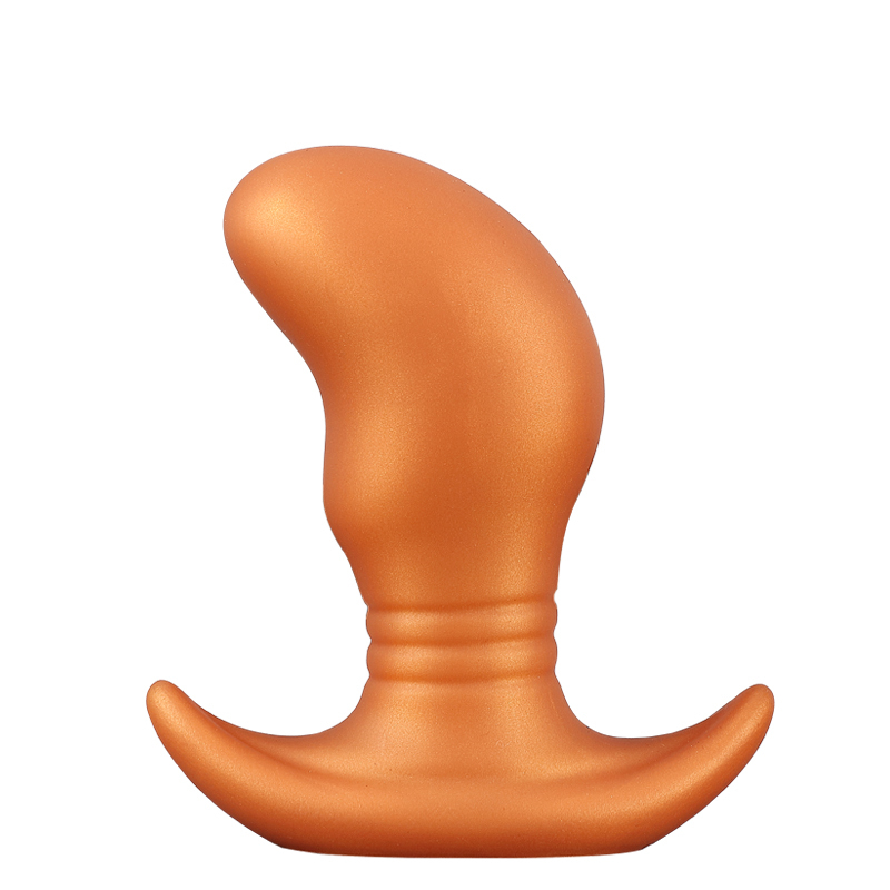 Mini Pea-Shaped Silicone Wearable Anal Plug – Soft Liquid Silicone, Waterproof, Stretchable, Hidden Base
