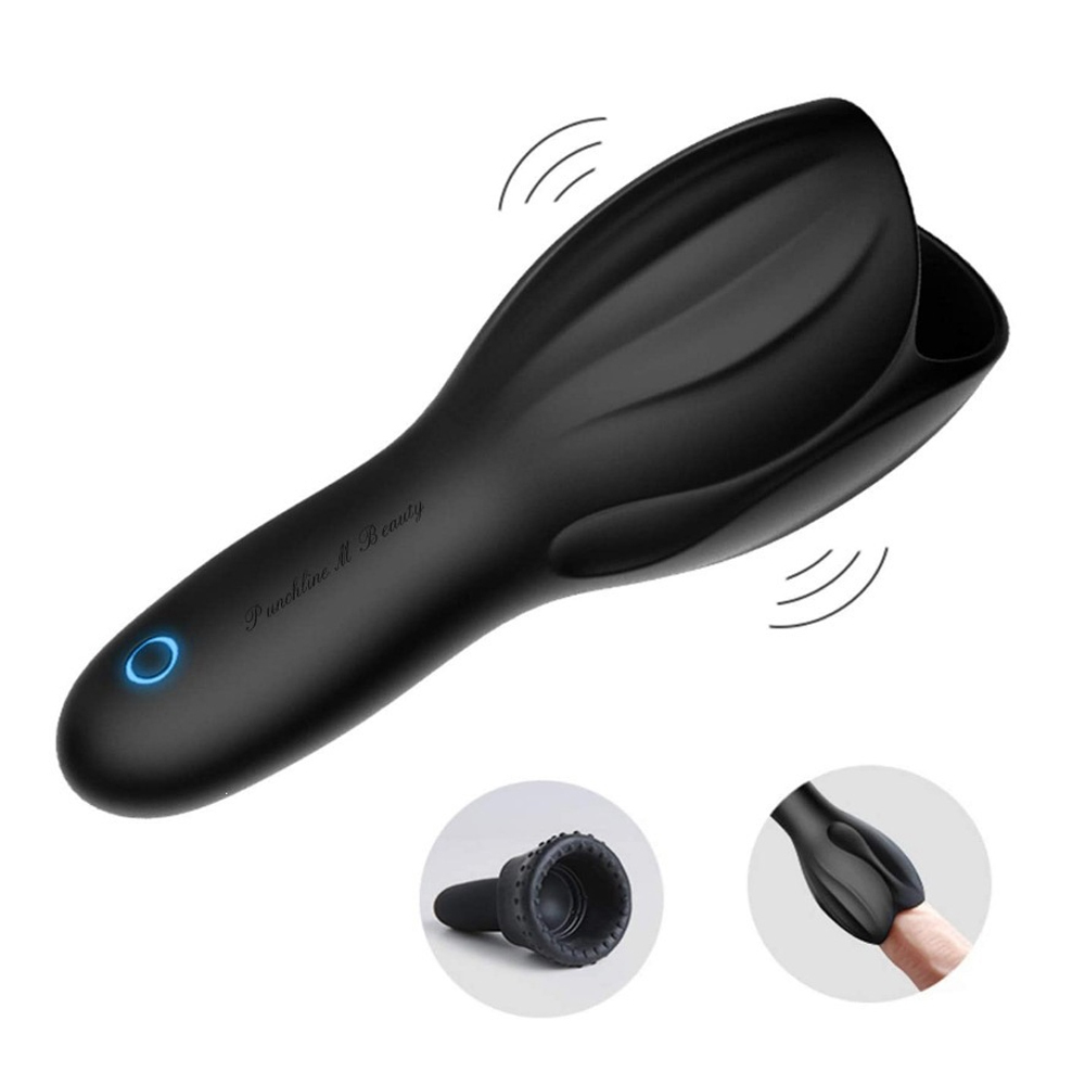 Male Vibrating Masturbator, 10 Vibration Modes, Medical-Grade Silicone