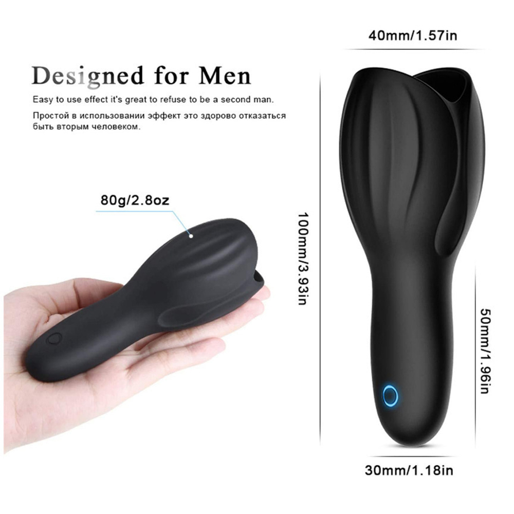 Male Vibrating Masturbator, 10 Vibration Modes, Medical-Grade Silicone