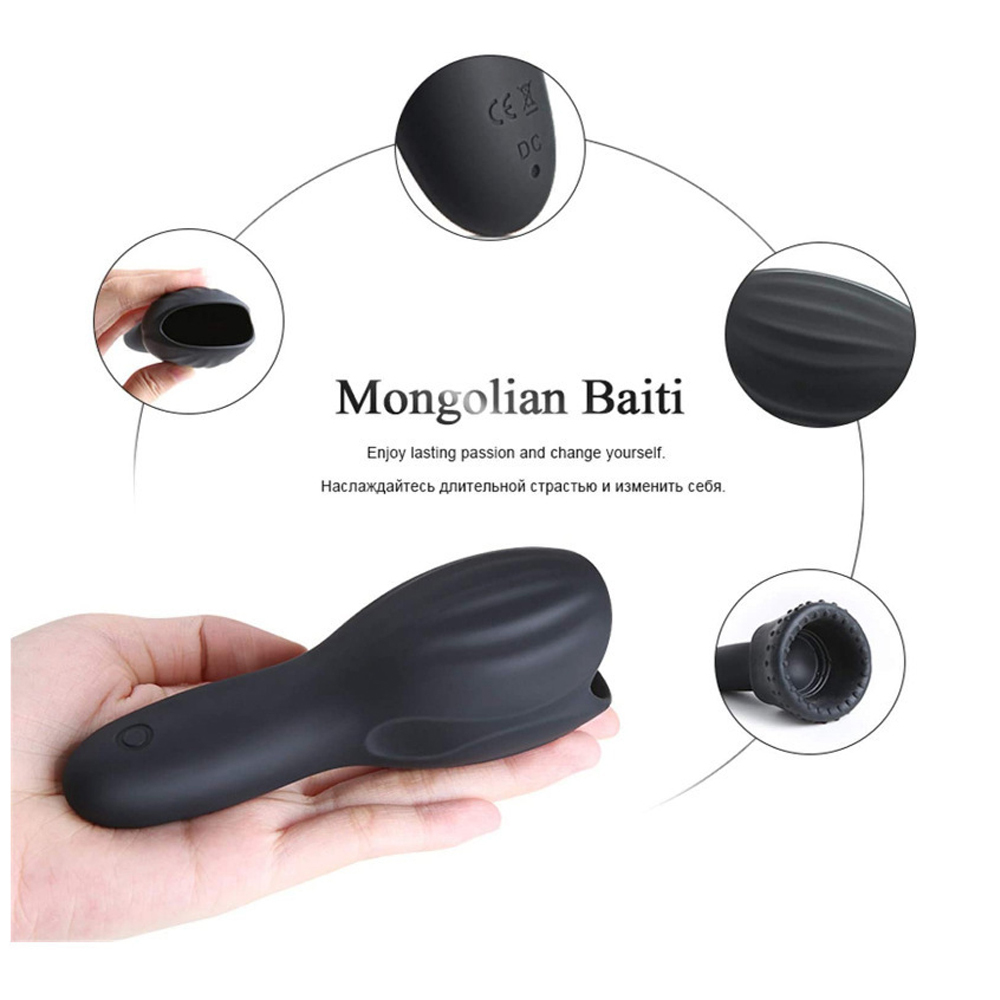 Male Vibrating Masturbator, 10 Vibration Modes, Medical-Grade Silicone