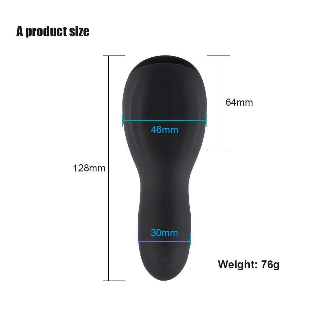 Male Vibrating Masturbator, 10 Vibration Modes, Medical-Grade Silicone