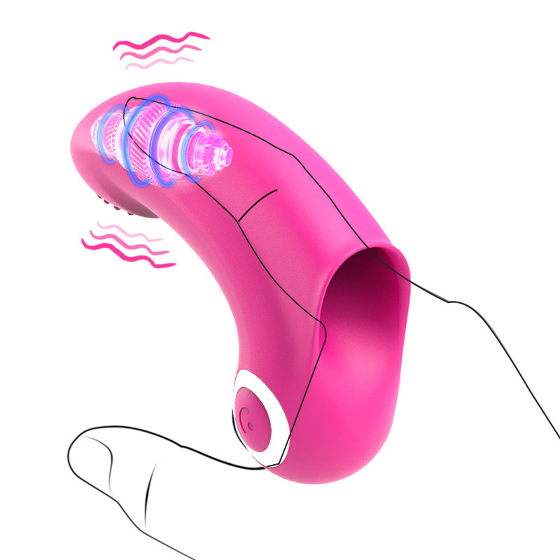 Finger Vibrator G-Spot Massager, 7 Modes, 3 Speeds, USB Rechargeable