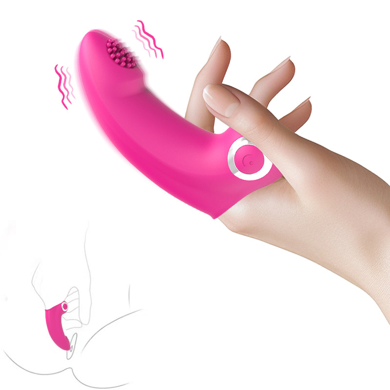 Finger Vibrator G-Spot Massager, 7 Modes, 3 Speeds, USB Rechargeable