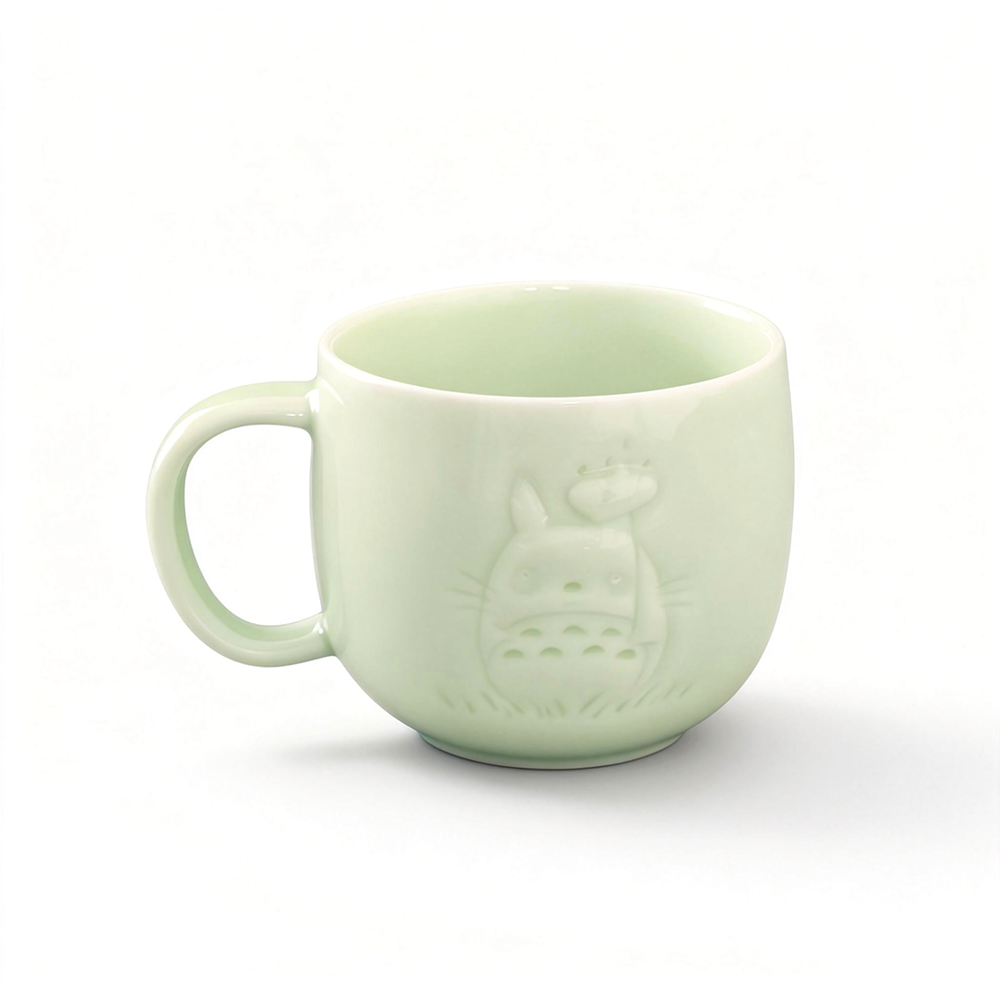 Totoro-inspired Jade Cup