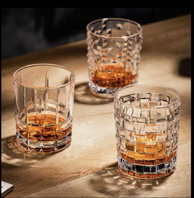 Bamboo Lid Glass Cup