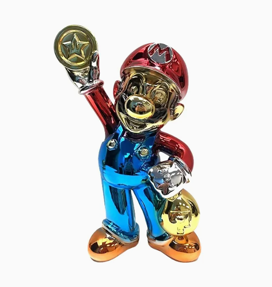 Cartoon Super Mario Statue