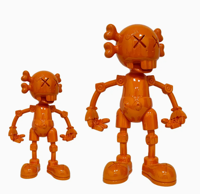 Orange Resin Cartoon Crafts