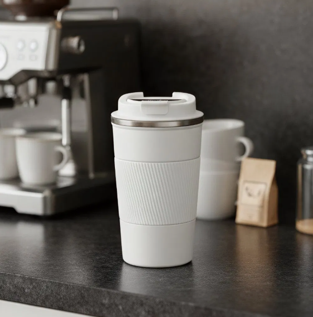 Custom 304 Stainless Steel 510/380ml Vacuum Mug Insulated Coffee Cup with Lid