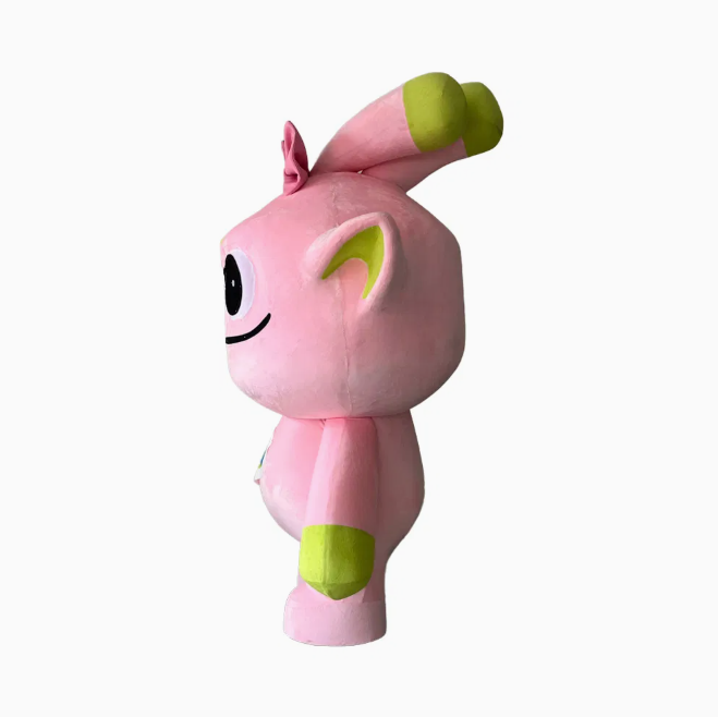 Kingee Stuffed Animal Plush Toy Clearance Cushion Pillow Dancing Pink Custom Mascot Mostume