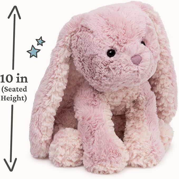 GUND Cozys Collection Bunny Stuffed Animal, Spring Decor, Plush Bunny Suitable for Ages 0 and Up, Pink, 10 Inches
