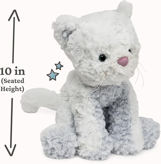 GUND Cozys Cat Soft Plush Toy, 10 Inch Blue Stuffed Animal for Ages 0+