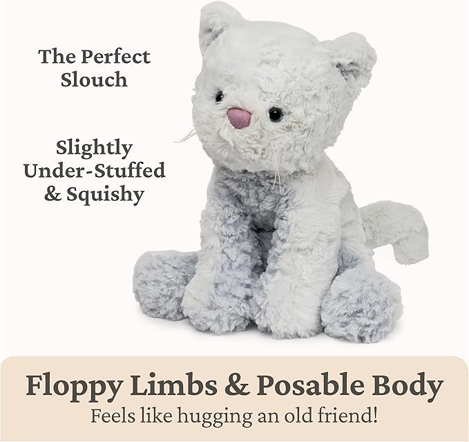 GUND Cozys Cat Soft Plush Toy, 10 Inch Blue Stuffed Animal for Ages 0+