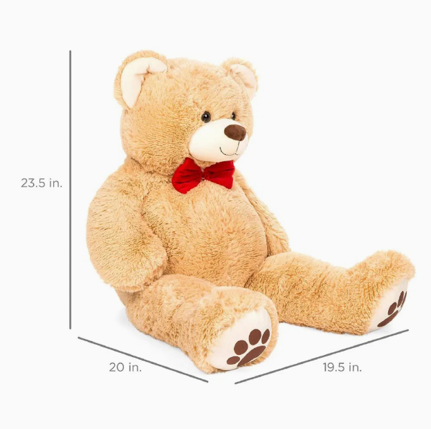 Raibow Colorful Teddy Bear Cuddly Fluffy Animal Plush Soft Stuffed Toy