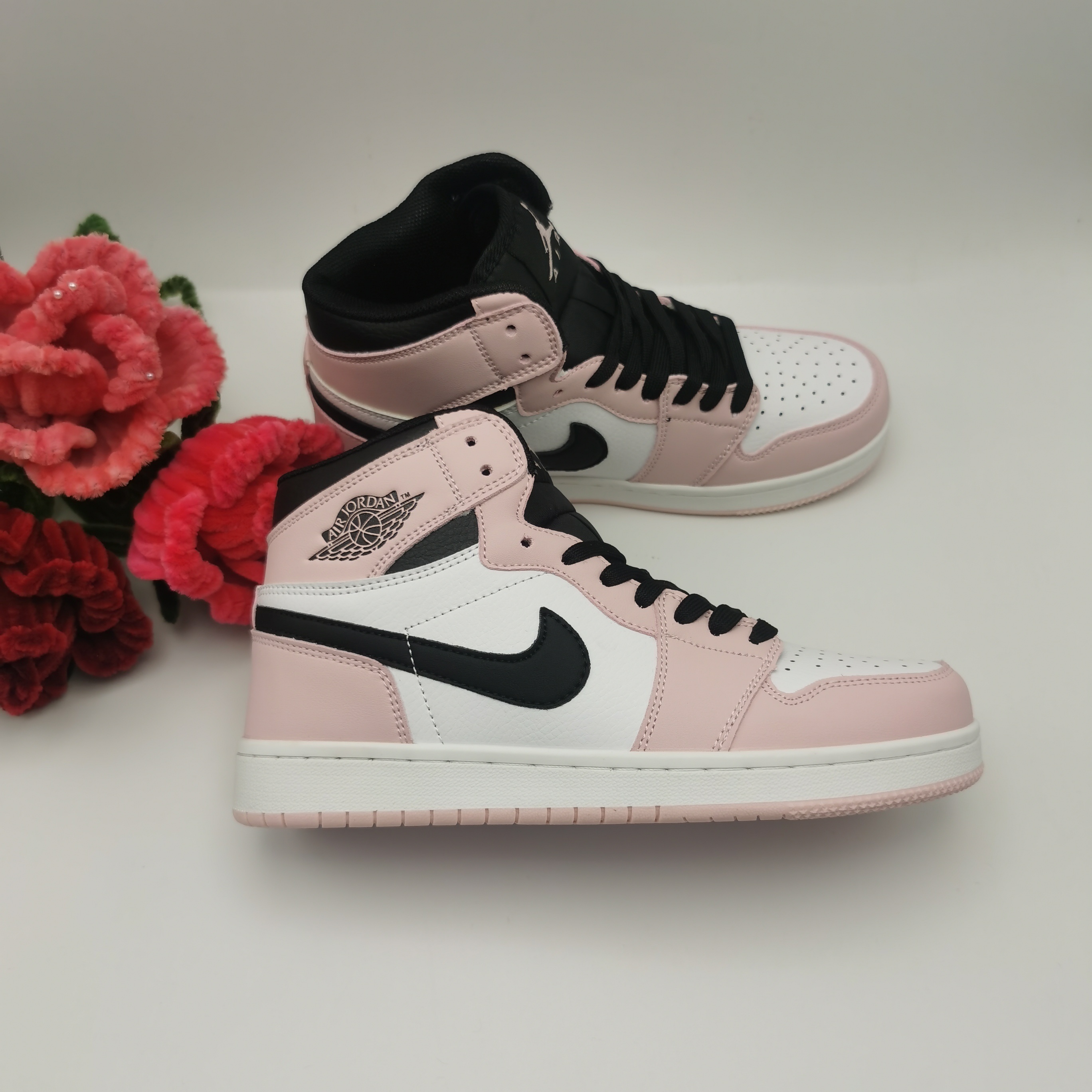 NIKE  AJ1 Inspired High Top Sneakers – Unisex Streetwear Basketball Shoes