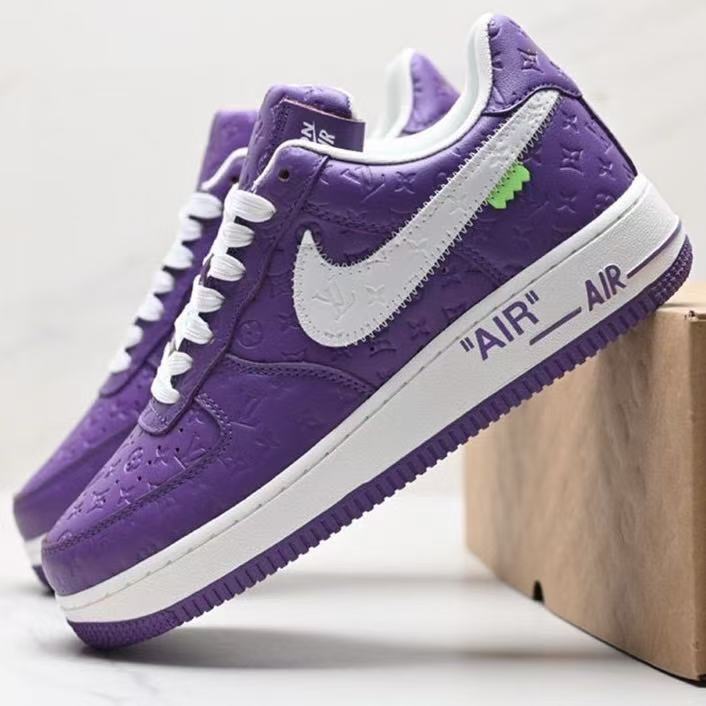 Louis Vuitton co-branded Nike Air Force One