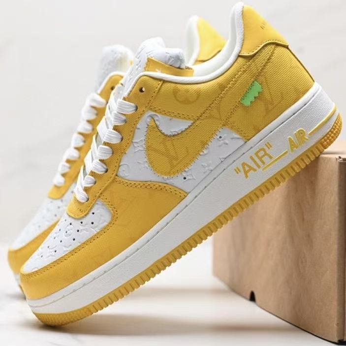 Louis Vuitton co-branded Nike Air Force One