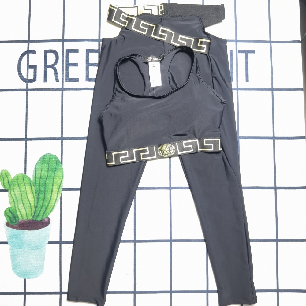 Women's Versace Vest And Trousers Two Piece Swimsuit