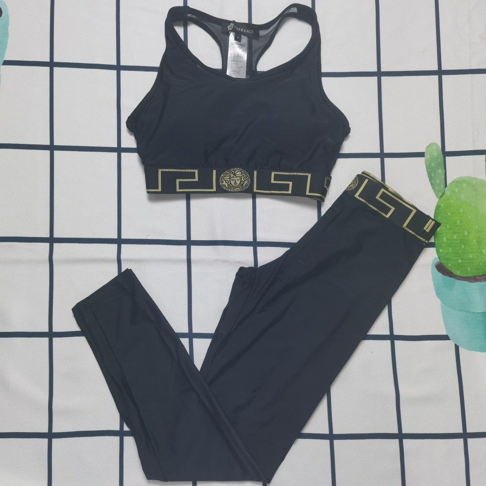 Women's Versace Vest And Trousers Two Piece Swimsuit