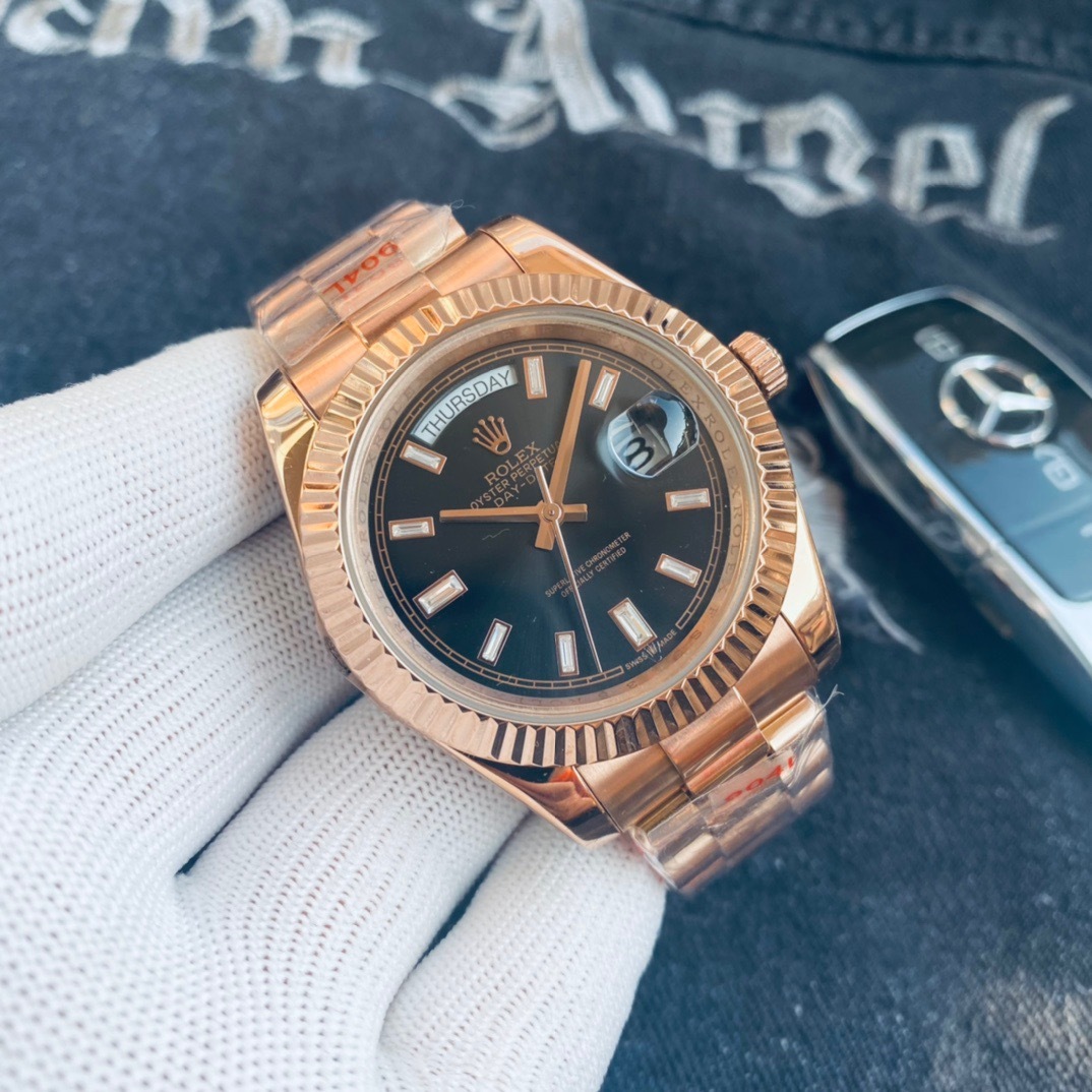 AAA QUALITY Replica Rolex DAY-DATE  Automatic Mechanical Men  40mm Watch