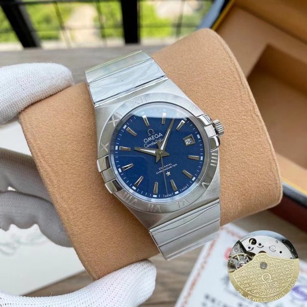 OMEGA Constellation 904l Stainless Steel Automatic Mechanical  Women Men 38mm  Watch