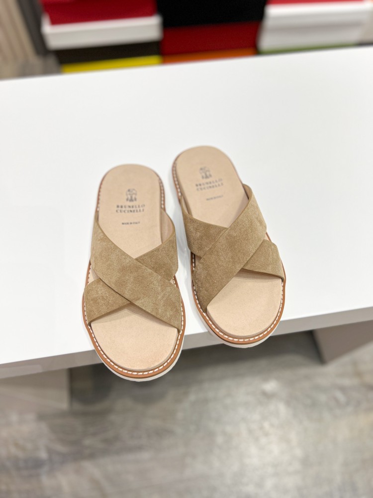 Brunello Cucinelli High-end Quality Original Casual Sandals 38-45