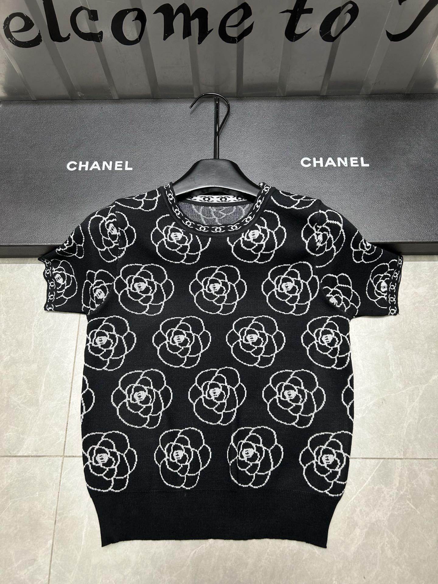 Chanel Camellia Short Sleeve