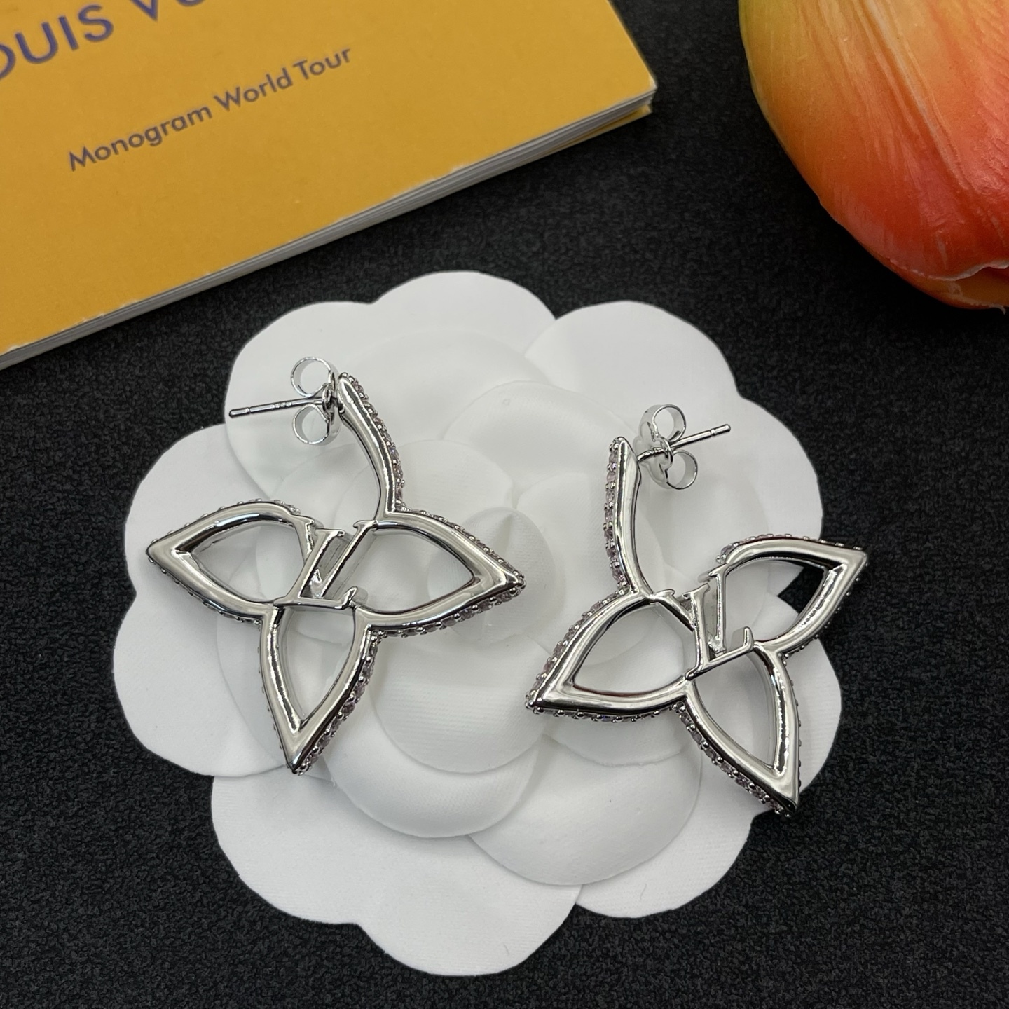 LV Pink Diamond Earrings
