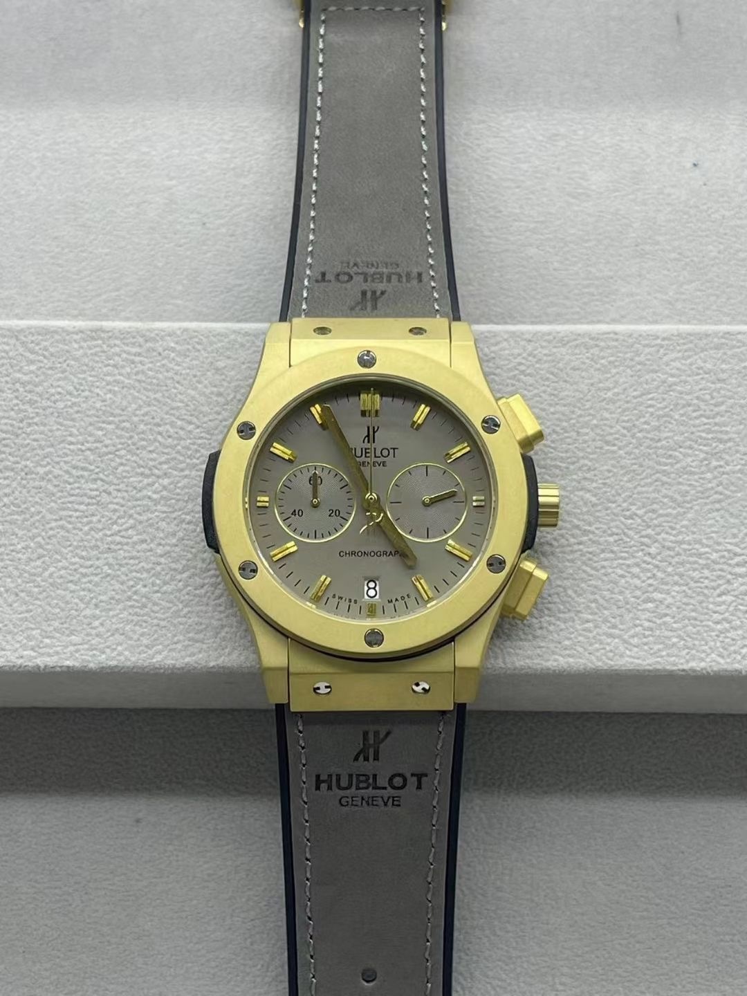 Hublot Geneve Top Quality Quartz 904L Stainless Steel Men  Watch 42mm