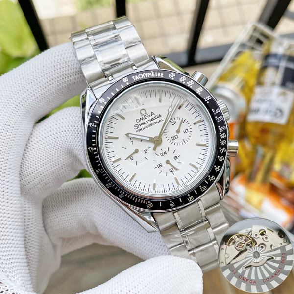 OMEGA Speedmaster 904l Stainless Steel Automatic Mechanical Watch 44MM