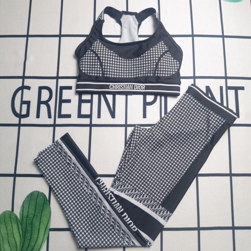 Women's Dior Vest And Trousers Two Piece Swimsuit