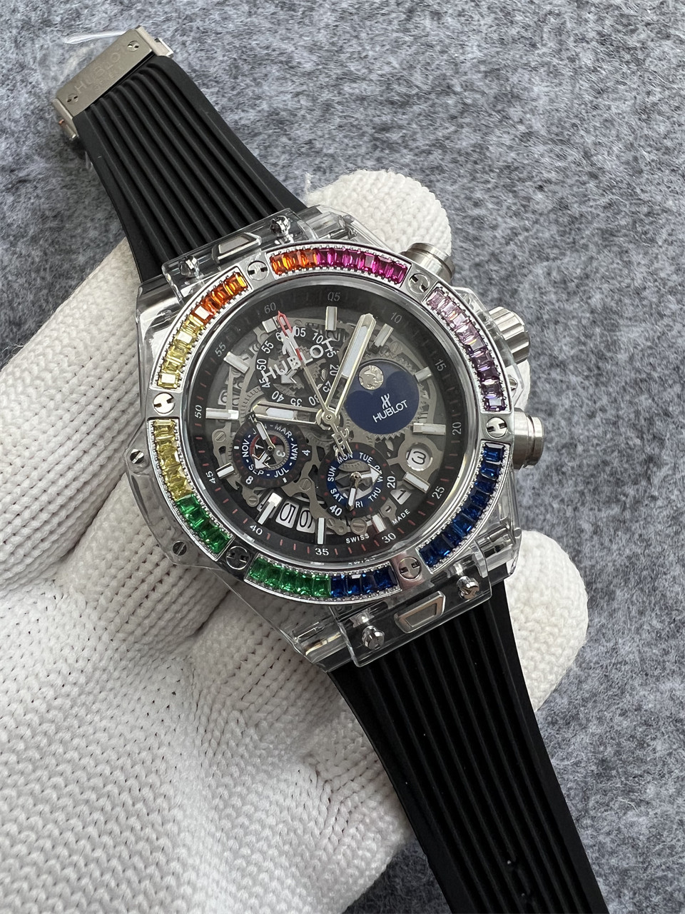 Hublot Geneva Top Quality Diamond Quartz Men Watch