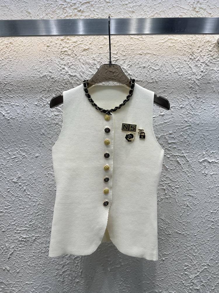 Chanel 25 New Summer Heavy-duty High-end Knitted Vest