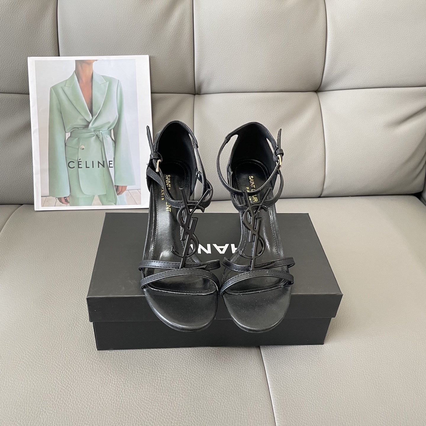 Replica YSL Top Luxury Classic Letter Buckle Sandals EU34-41