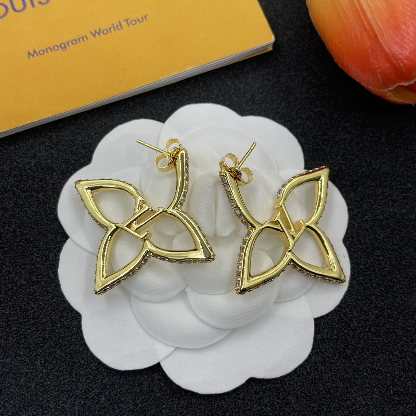 LV Pink Diamond Earrings