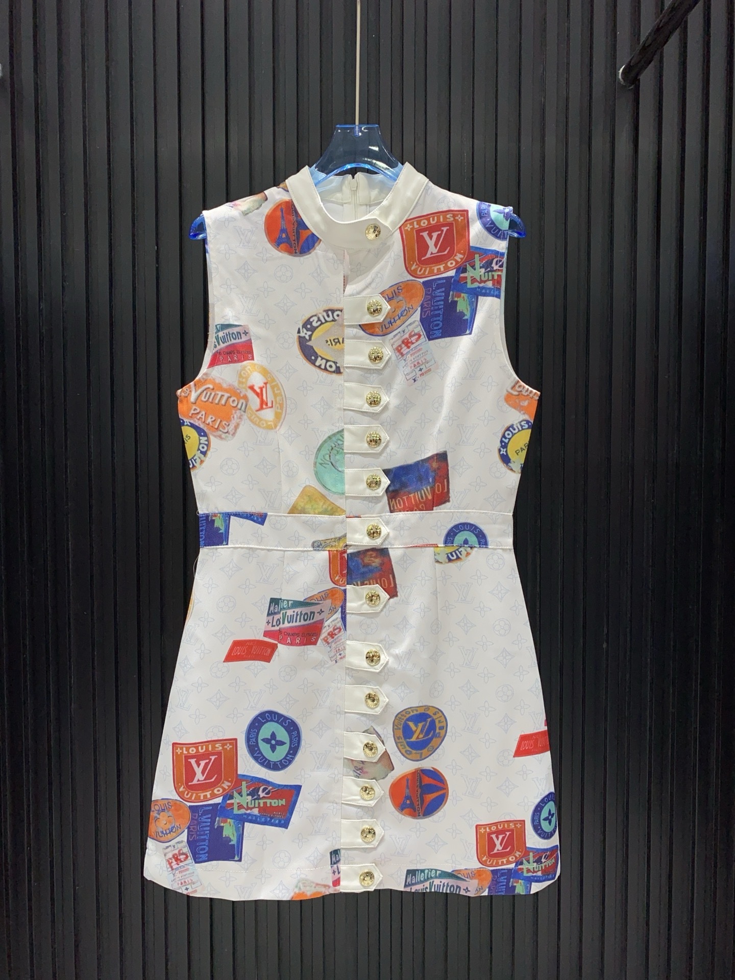 LV 25 Series Latest Print Dress