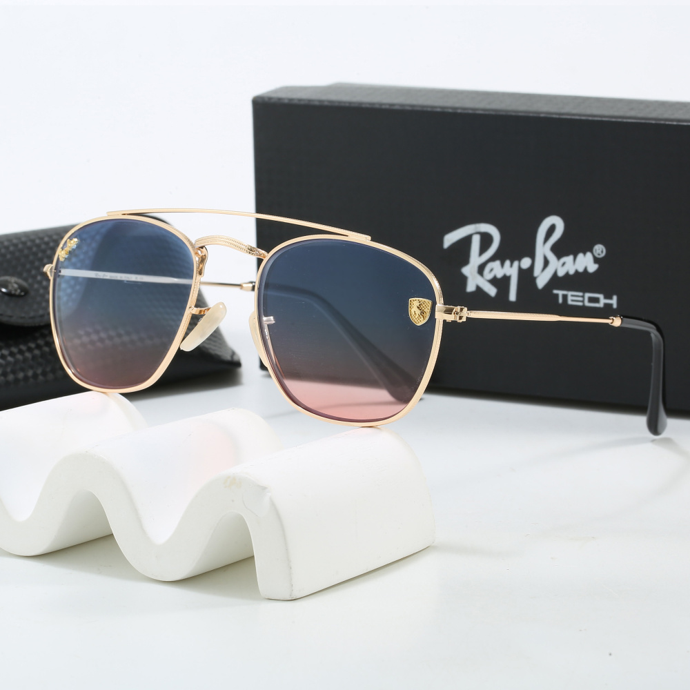 Ray-Ban Luxury Metal Frame Square Aviator Sunglasses 20355725