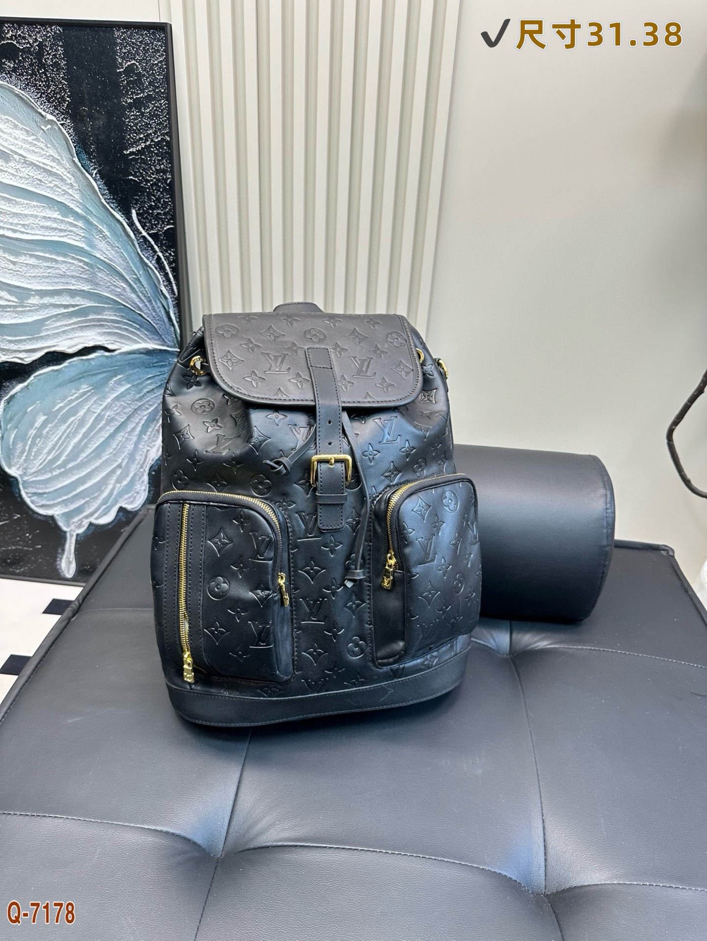 Replica Lv Bosphor Beckham's Same Style Backpack 31*38CM